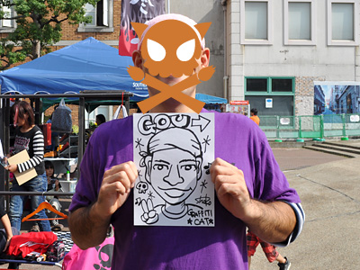 見えてないけど素敵な笑顔です