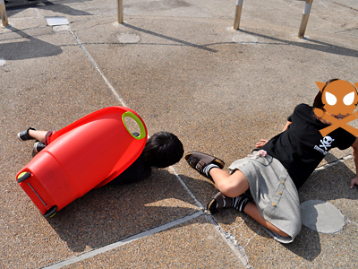 でも、ふたりとも笑顔!