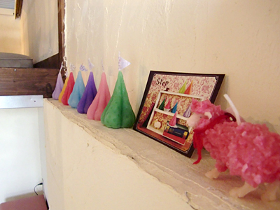 壁際にはさっきの羊もいます