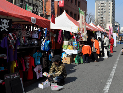 初日の準備風景