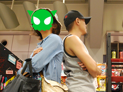 帰る間際に立ち寄ってくださいました