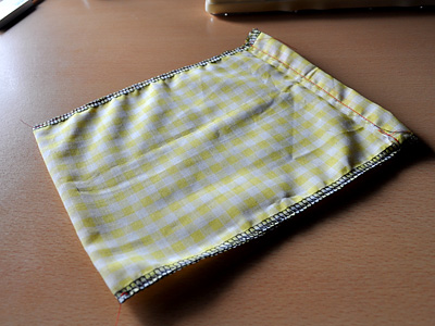 353）巾着袋はミシンの基本（カル名言集）と言われるらしいが、なかなかどうして、かなり難しいぞ