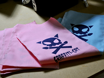 354）巾着袋の仕上げはまだまだ