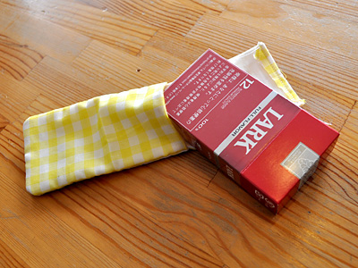 おかしい。。。な 355)タバコケースを作ってみた