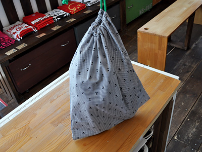 357）レジカゴ用が完成したけど、なんだか巾着系ばっかり作ってるなぁってしみじみ思った話