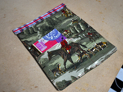 布がアレなのは・・・ 372)巾着の製作が終了した話