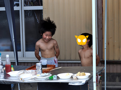 激しすぎる理樹とそらくん 392)グラフィティ★キャット リアル店舗開店記念BBQをした話