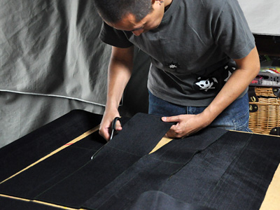 400）携帯ポーチの制作スタートって話