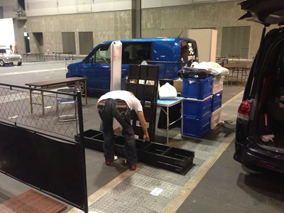 車搬入が可なのも助かります 408)【うら】クリエーターズマーケット vol.28に出展してきた話