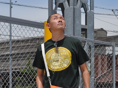 むきー! 411)今日は太陽が眩しかったね!ボクの頭よりって話