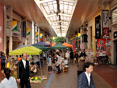 人通りが少ない!