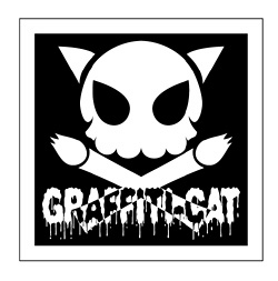 グラフィティキャットシール試案
