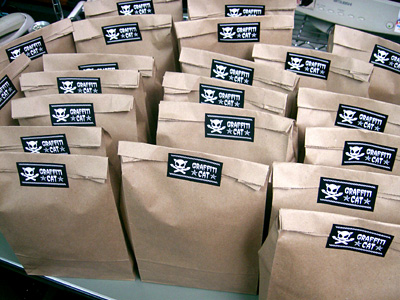 グラフィティキャット配布試験用Tシャツ