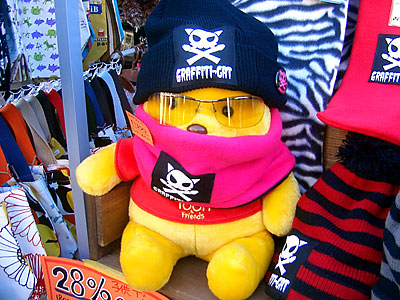 寒そうだったので帽子被せといた