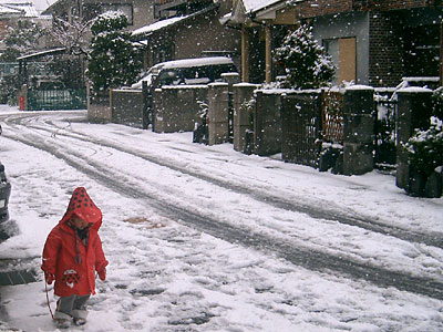 2008年2月9日くらいの京都雪事情!