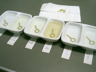 見た目は、すし酢が一番キレイっぽい