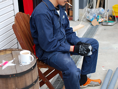 軍手は和んこ堂さんのやつ(宣伝)