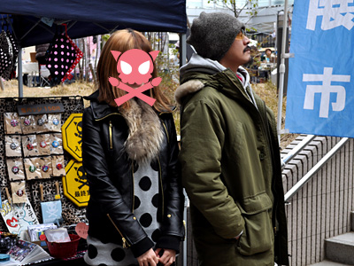 この日はかなり厚着な清水です