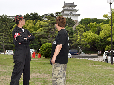 「明石城を臨む」ってタイトルで