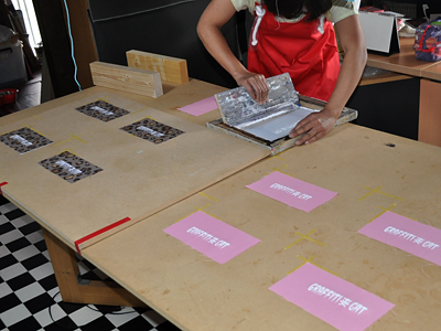 初めてエプロンを着けたみたい 386)明日開催の「まちなかマルシェ」の準備をしてた話