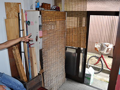 すだれがちょっとださい