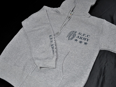 ARMY CAT-グレーパーカー フロント