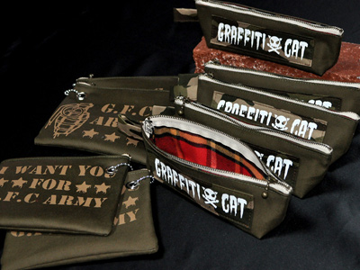 ドクロフルジップパーカー バック