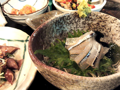 さよりとホタルイカ