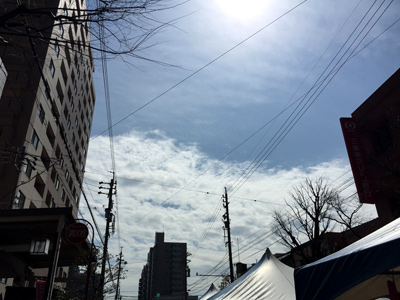 エキサイト四日市・バザール2015　諏訪新道　快晴の午前中