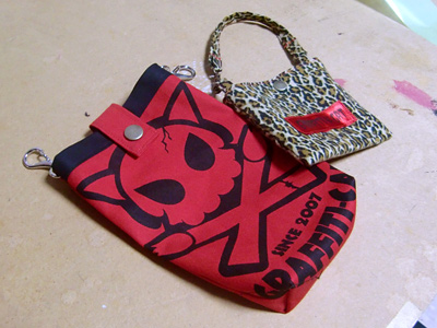 シザーバッグとデジカメポーチ