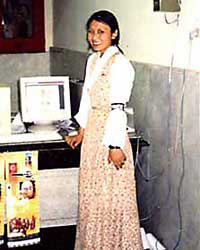 YB Chavan Centre ロビーに置かれた数台のコンピュータ