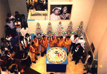 カーラチャクラ・マンダラ破壇のセレモニー