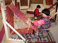 伝統的な織物風景1