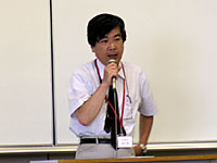 原田覺先生の発表風景