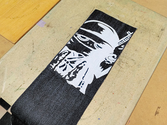 ちょっとにじんだ