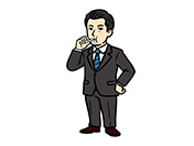 笛を吹く政治家