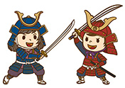 子供職業体験「武将と姫武将」