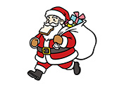 遅刻しそうサンタクロース