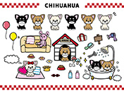 チワワのイラスト