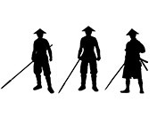 足軽のシルエット-1-戦国時代