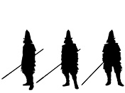 武将のシルエット-13-戦国時代