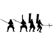 武将のシルエット-14-戦国時代