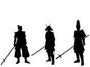 武将のシルエット-7-戦国時代