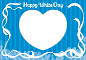 ホワイトデーの背景-1（A4横）