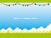 シンプルな初夏の背景-3（A4）