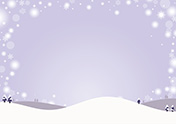 シンプルな冬の背景-43（A4横）