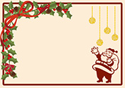 クリスマスフレーム-1（A4横）