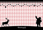 クリスマス背景-2（A4横）