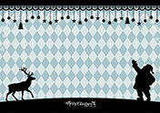 クリスマス背景-3（A4横）