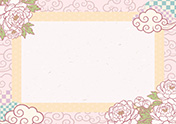 和柄フレーム背景-12（A4横）